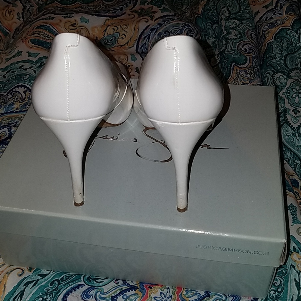 Jessica Simpson open toe heels - Picture 6 of 8